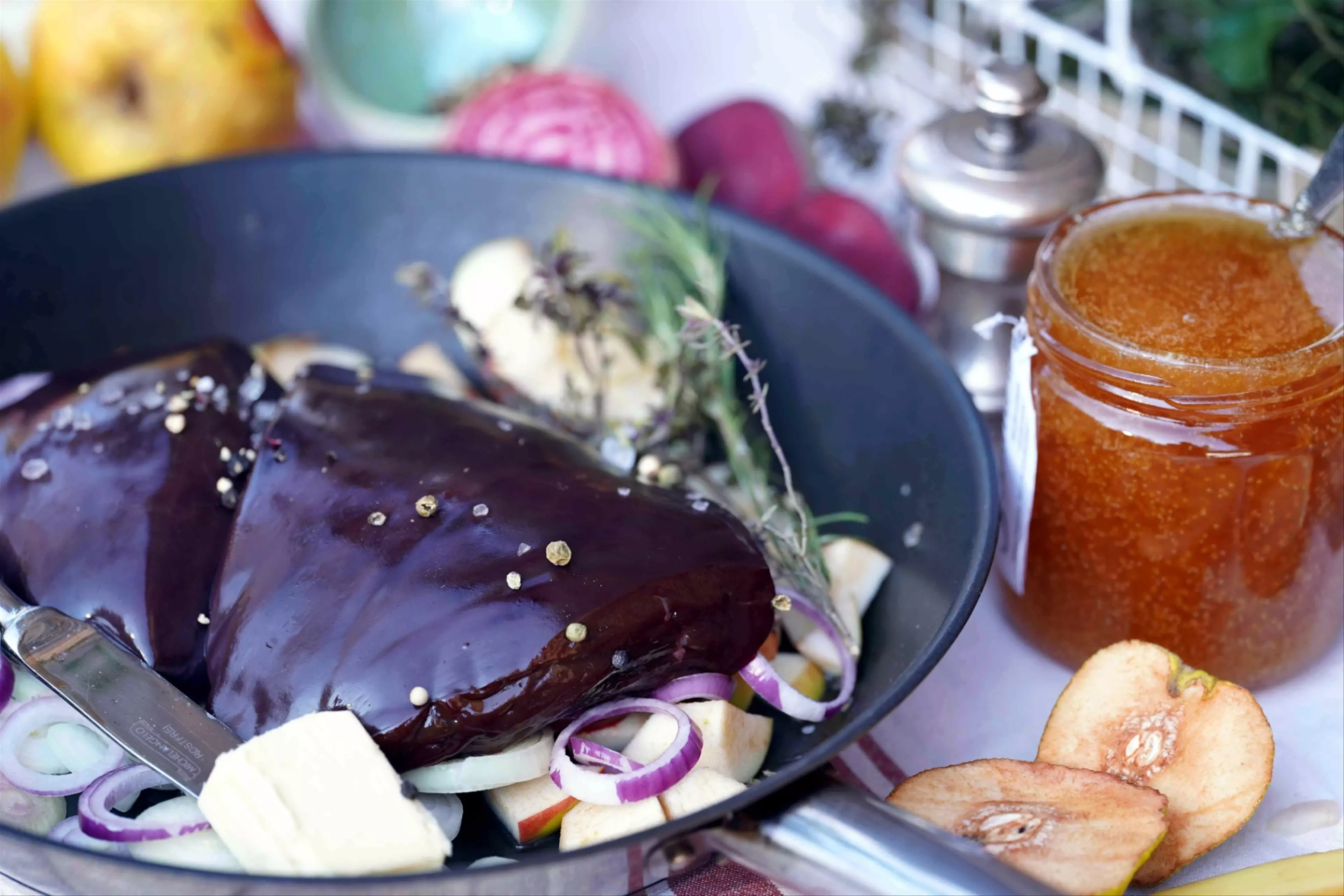 Gebratene Kalbsleber